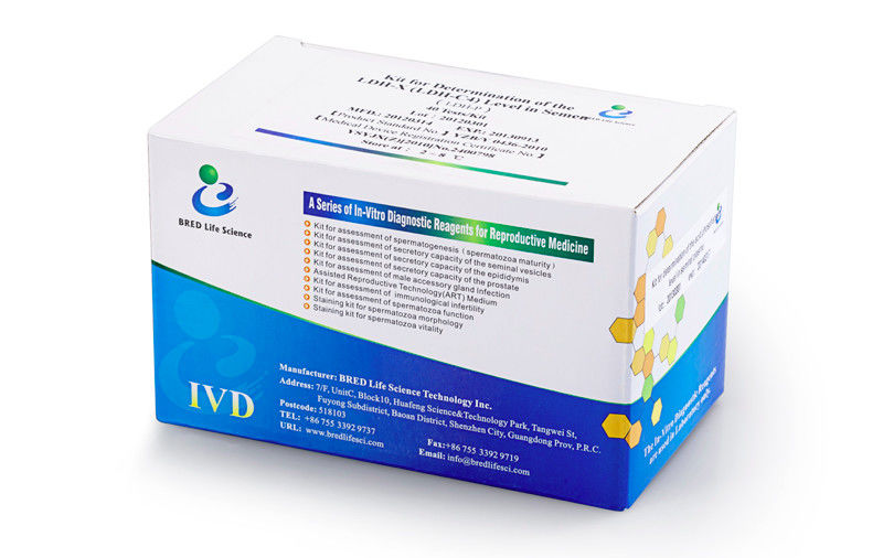 Rapid Diagnosis Male Fertility Test Kit For Determination Semen LDH-X / LDH-C4 Level